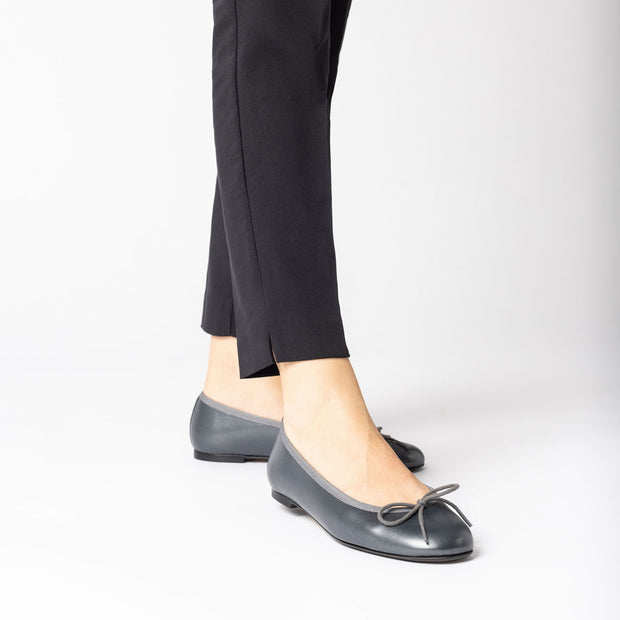 Jon Josef Barcelona Ballerina Flat in Pewter Soft