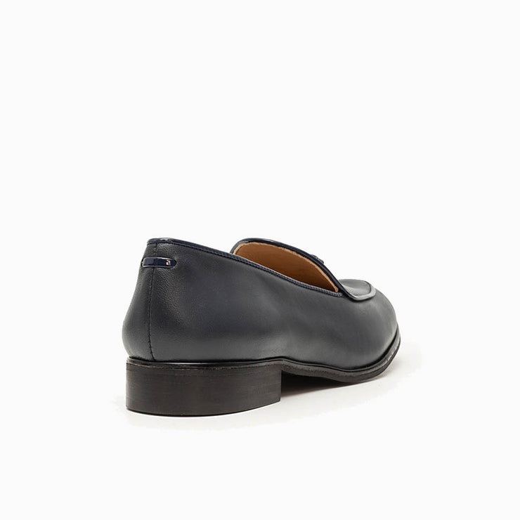 Jon Josef Belgian Loafer in Navy Leather