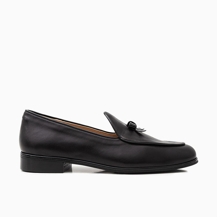 Jon Josef Belgian Loafer in Black Leather