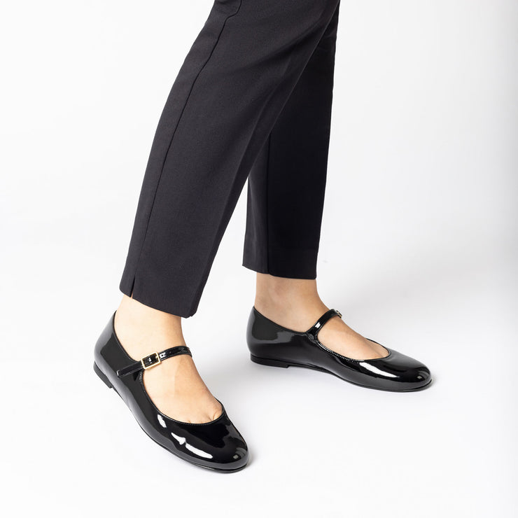 Patent mary jane flats deals