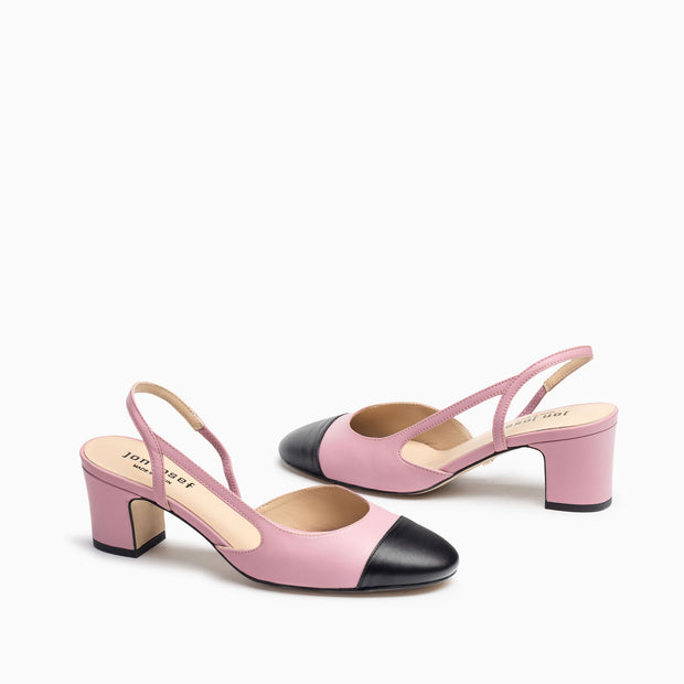 Jon Josef Daniela Slingback in Pink Black Combo