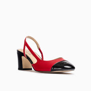 Jon Josef Daniela Slingback in Black Red Combo