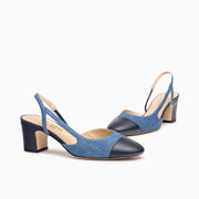 Jon Josef Daniela Slingback in Denim Combo