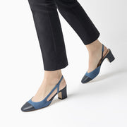 Jon Josef Daniela Slingback in Denim Combo