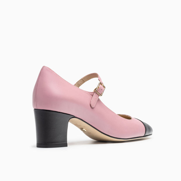 Jon Josef Dolly Mary Jane in Pink Black Combo