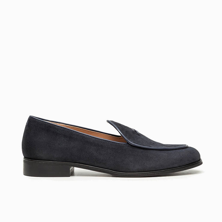Jon Josef Malta Loafer in Navy Suede