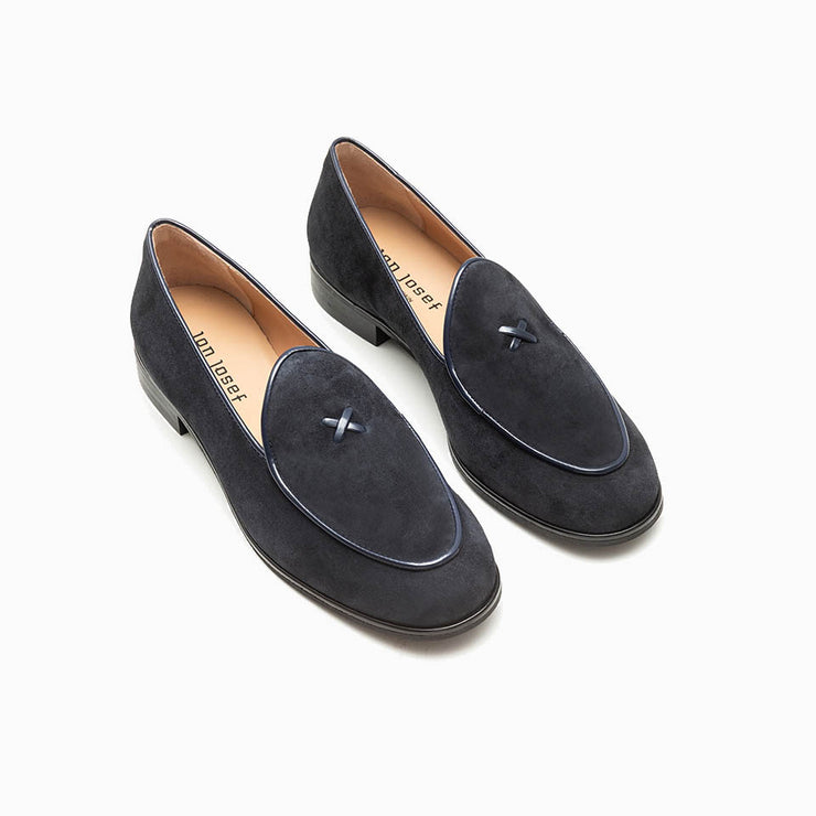 Jon Josef Malta Loafer in Navy Suede