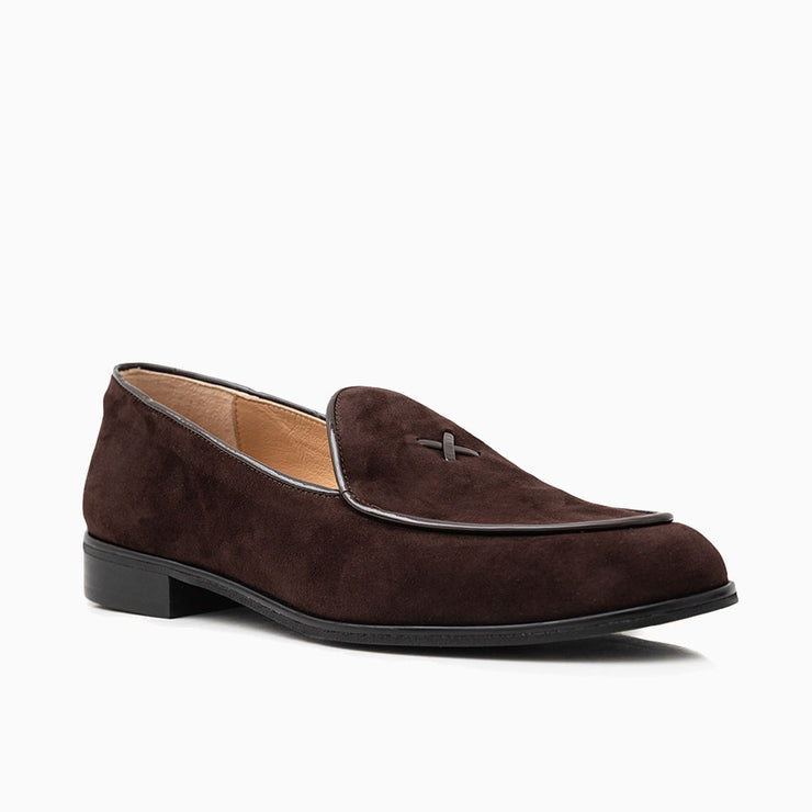 Jon Josef Malta Loafer in Brown Suede