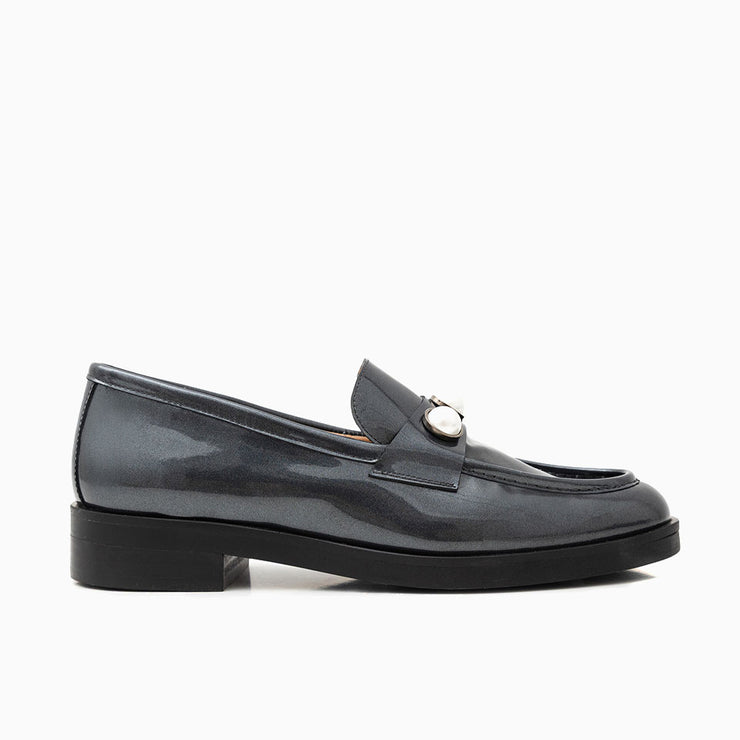 Jon Josef Marbella Pearls Loafer in Pewter Patent