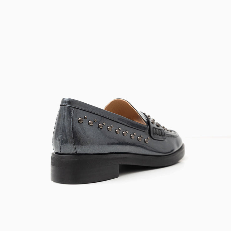 Jon Josef Marbella Studs Loafer in Pewter Patent