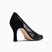 Jon Josef Phoenix Mesh High Heel in Black Suede Combo