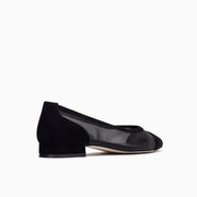 Jon Josef Ray Mesh Flat in Black Suede Combo