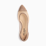 Jon Josef Ray Mesh Flat in Beige Suede Combo