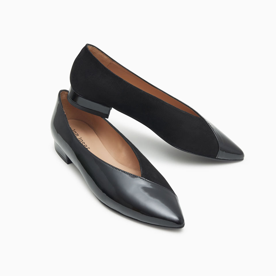 Real Two Pointed Toe Flat – Jon Josef