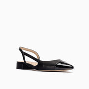 Jon Josef Rio Slingback Flat in Black Combo