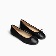 Jon Josef Barcelona Ballerina Flat in Black Leather