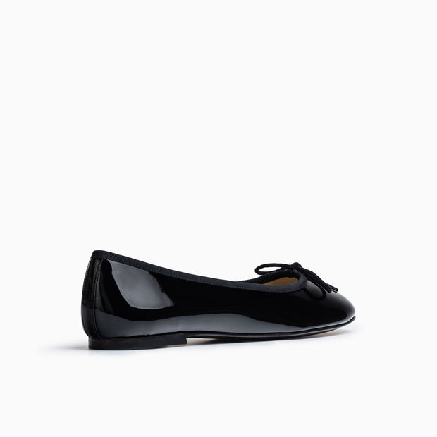 Jon Josef Barcelona Ballerina Flat in Black Patent