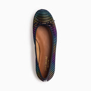 Jon Josef Barcelona Ballerina Flat in Multi Velvet