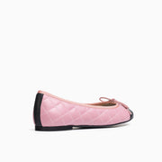 Jon Josef Belle Quilted Ballerina in Pink Black Combo