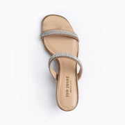 Jon Josef Campana Sandal in Sand Satin