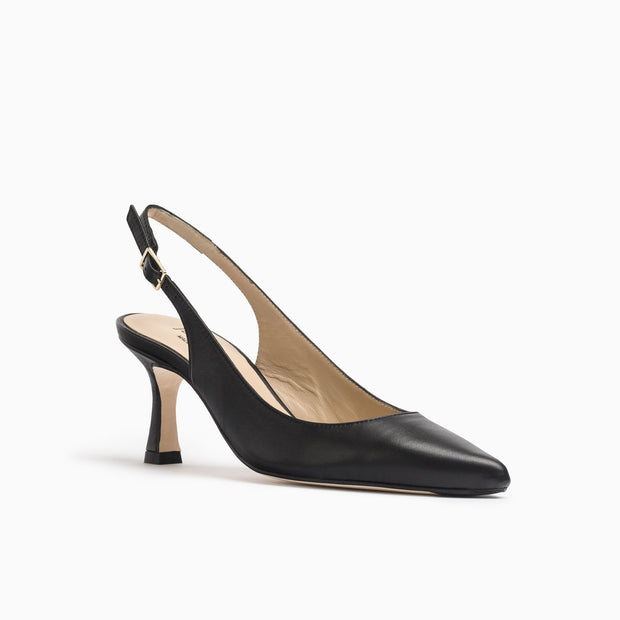 Jon Josef Carlie22 Slingback Pump in Black Leather