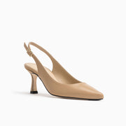 Jon Josef Carlie22 Slingback Pump in Dark Beige Leather