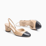 Jon Josef Daniela Slingback black in Black Tan Combo