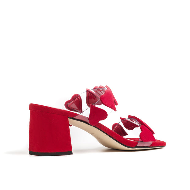 Jon Josef Dual Sandal in Red Suede