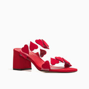 Jon Josef Dual Sandal in Red Suede