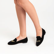Jon Josef Gatsby Bee Happy in Black Velvet
