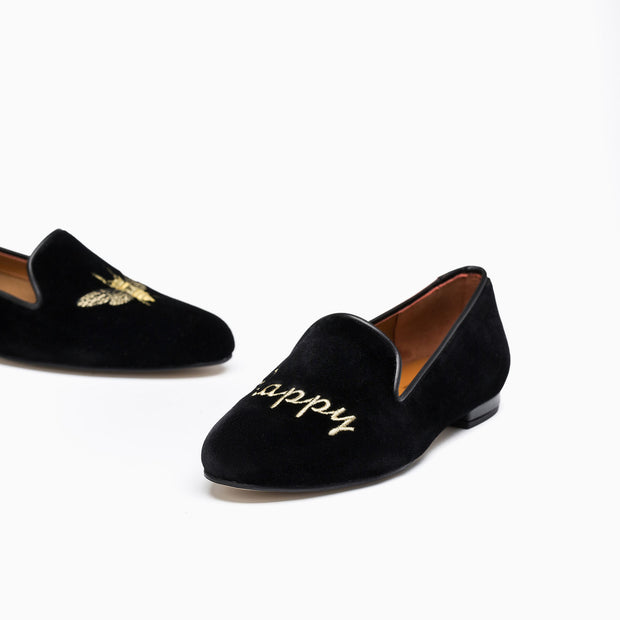 Jon Josef Gatsby Bee Happy in Black Velvet