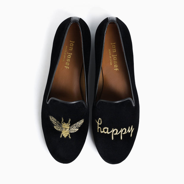 Jon Josef Gatsby Bee Happy in Black Velvet