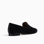 Jon Josef Gatsby Skull Flat in Black Velvet