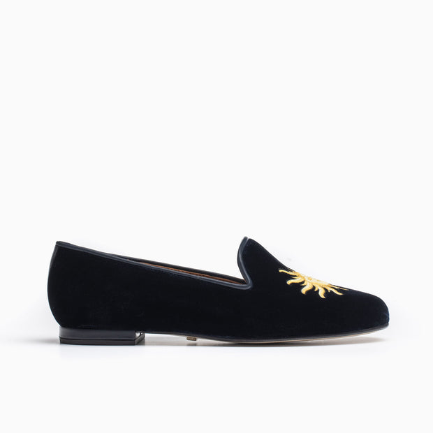 Jon Josef Gatsby Sun + Moon in Navy Velvet
