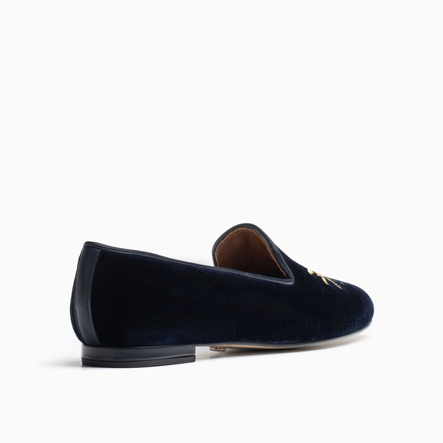 Jon Josef Gatsby Sun + Moon in Navy Velvet