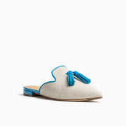 Jon Josef Gissel Mule in Natural-Blue