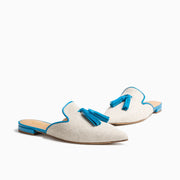 Jon Josef Gissel Mule in Natural-Blue