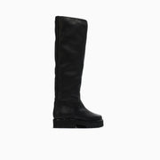 Jon Josef Gondola Knee Boot in Black Tumble Leather