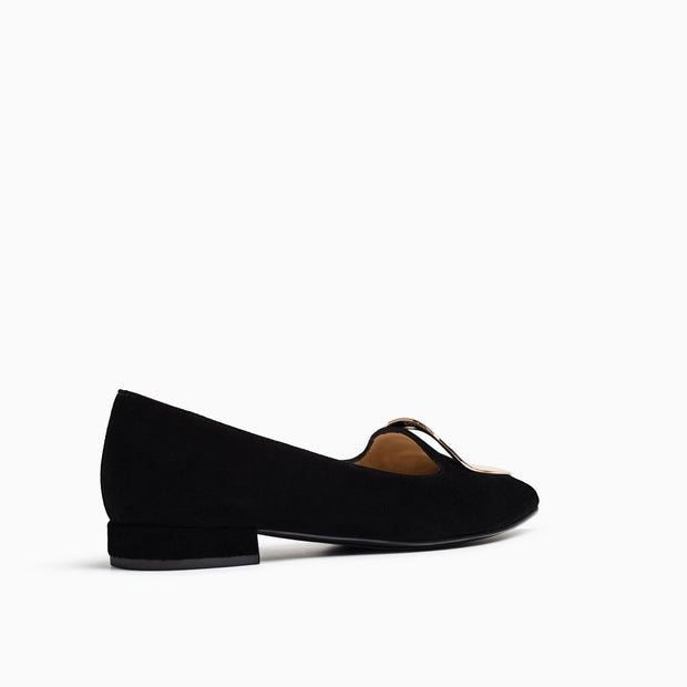 Jon Josef Reina Flat in Black Suede