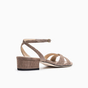 Jon Josef Salsa Sandal in Haze Embossed Suede