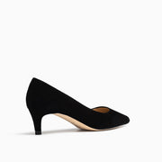 Jon Josef Tina Kitten Heel Pump in Black Suede